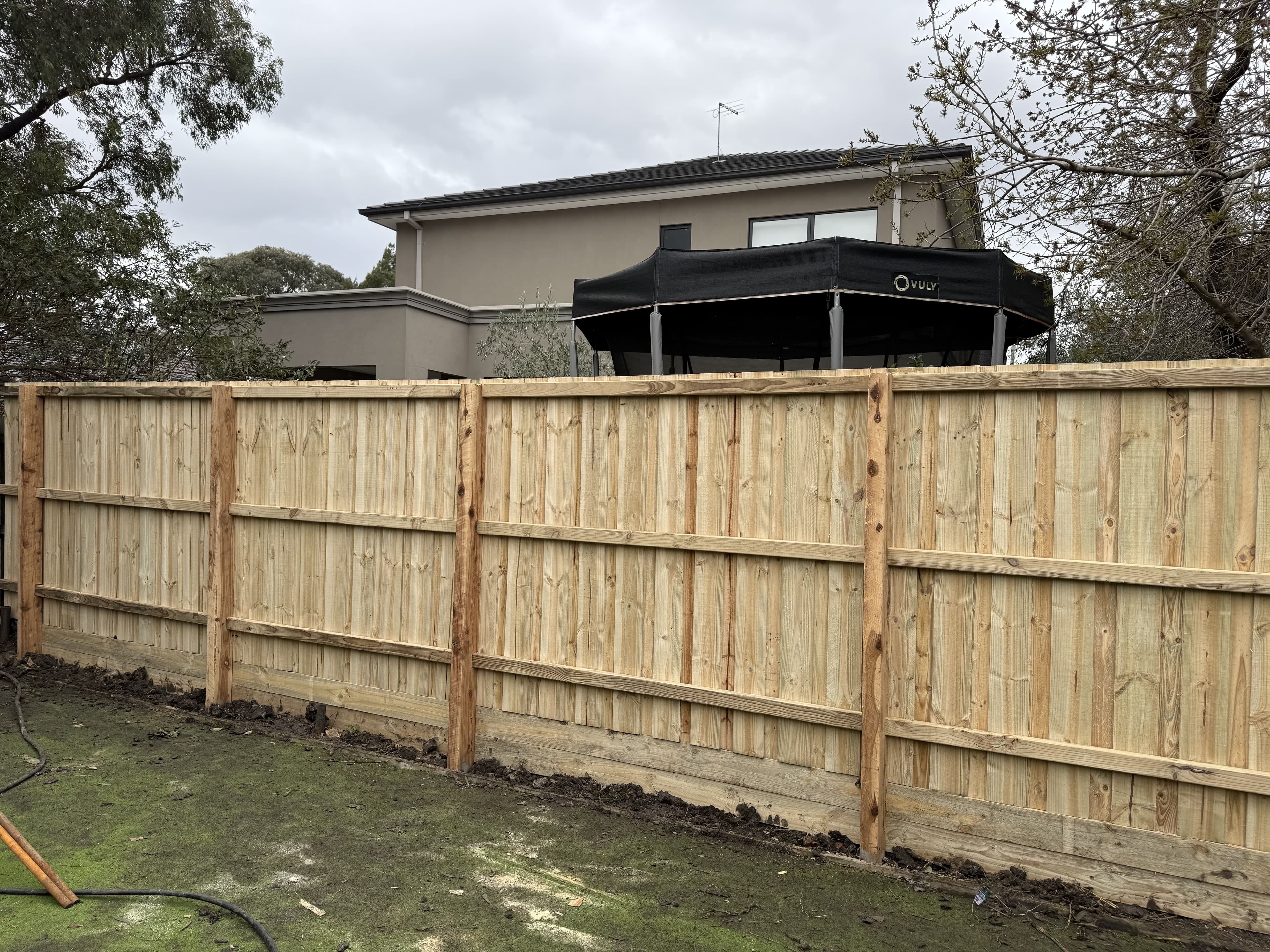 Timber fencing