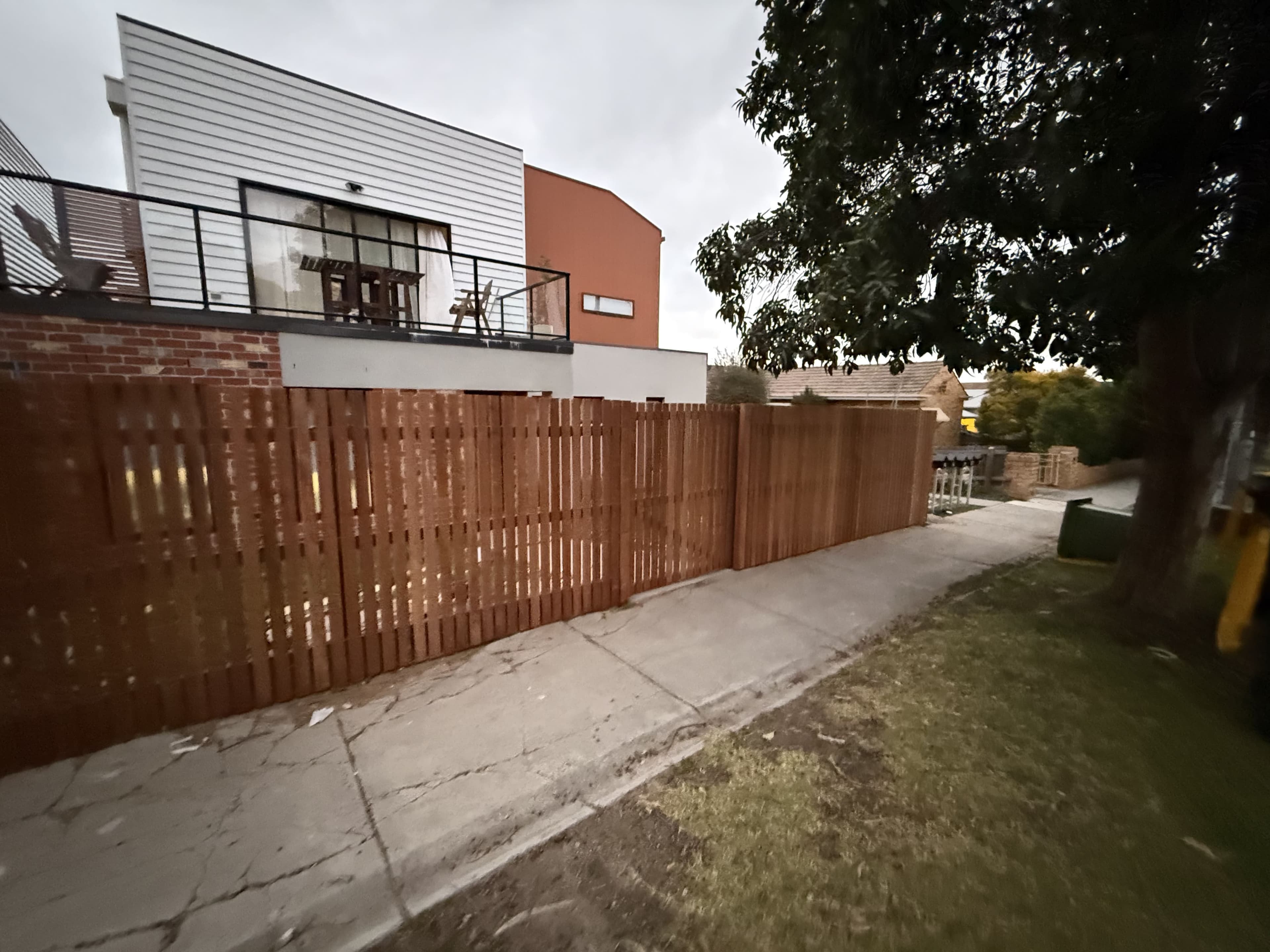 Installed fence project 8